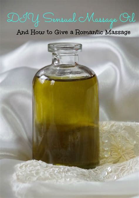 Make Your Own Sensual Massage Oil And Give Your Partner A Romantic