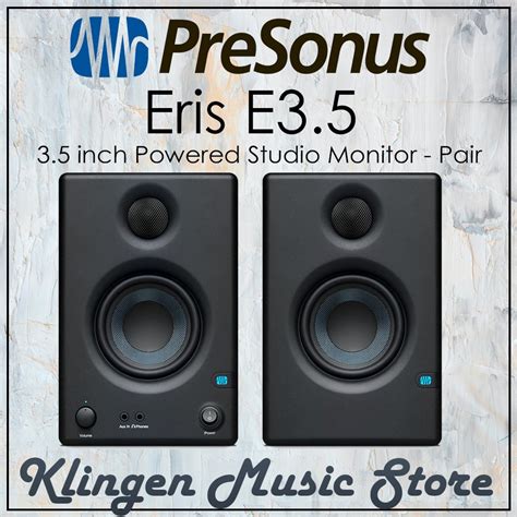 Presonus Eris E35 35 Inch Powered Studio Monitor Pair E 35 E35
