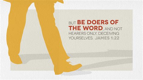 Bible Art James 1 5 Be Doers Of The Word And Not Hearers Only The