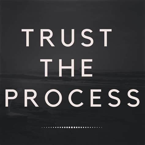 Trust The Process Entrevisionu Silhouette Design
