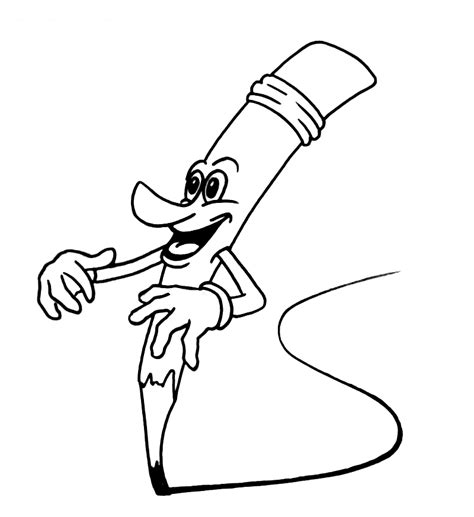 Canetinha Para Colorir Desenhos