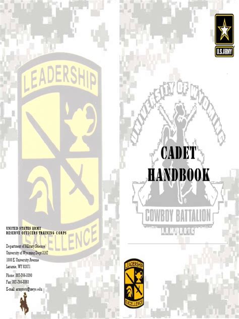 Cadet Handbookpdf Military Organization Military Science