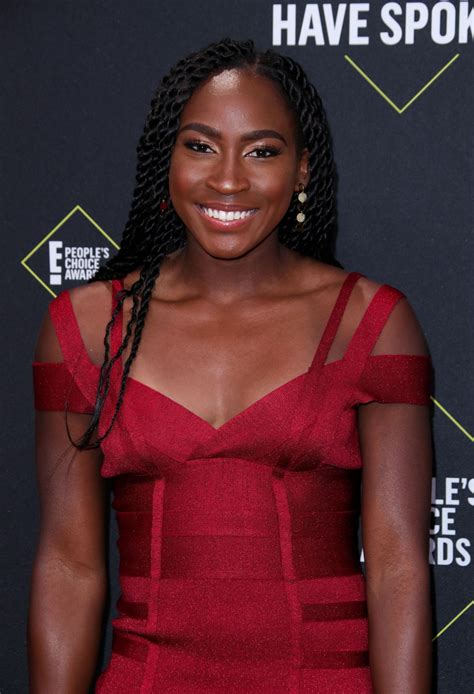 Gauff, 15, became the youngest player in the open era to come through wimbledon qualifying last week, and said it was a dream when she was drawn to face the elder williams sister in the first round. COCO GAUFF at People's Choice Awards 2019 in Santa Monica 11/10/2019 - HawtCelebs