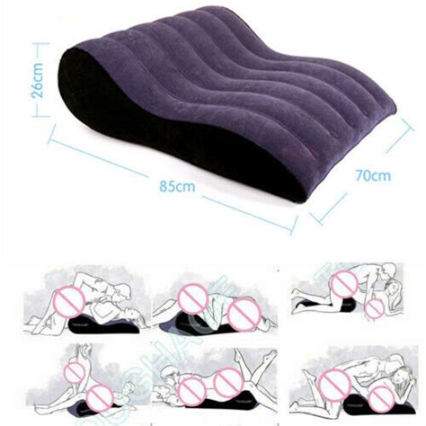 Sex Wedge Pillow Love Aid Game Inflatable Position Cushion Bdsm Adult