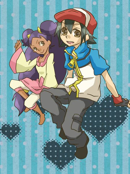 Safebooru Couple Iris Pokemon Negaishipping Pokemon Pokemon Anime