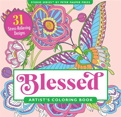 Blessed Artists Coloring Book Peter Pauper Press