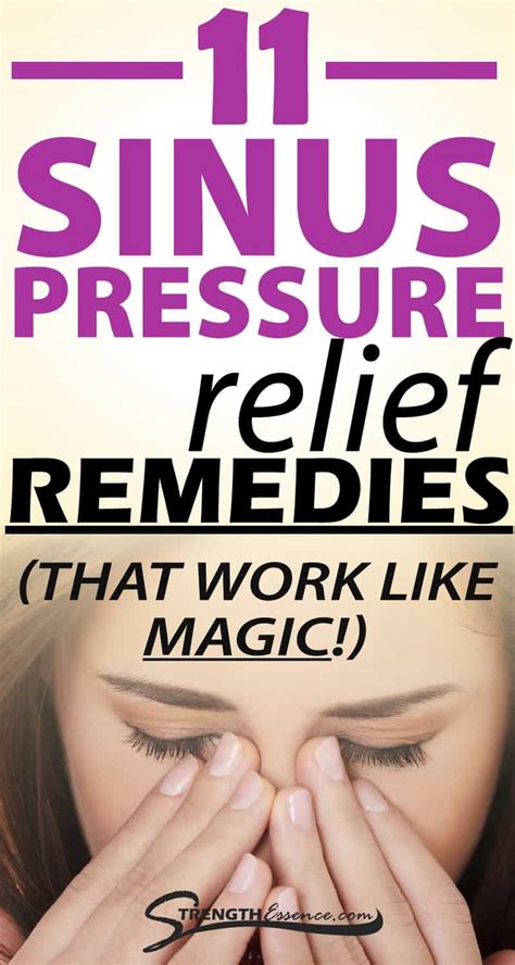 11 Powerful Sinus Pressure Relief Remedies Strength Essence