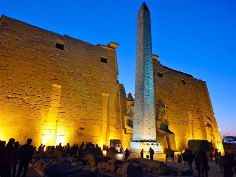Luxor Temple At Night Luxor Temple Is The Other Great Attr Flickr
