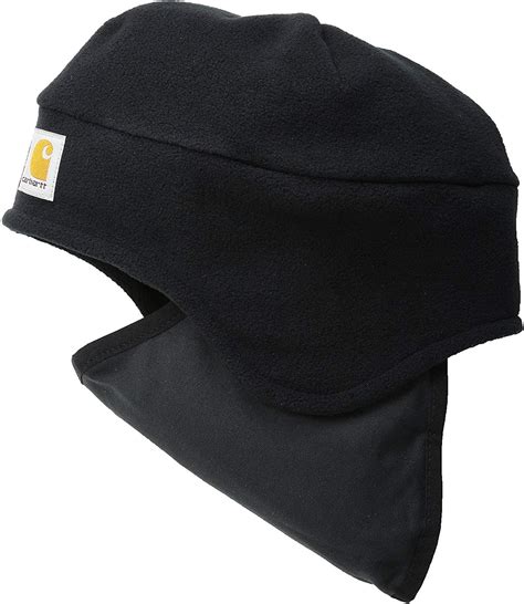 Carhartt Mens Fleece 2 In 1 Headwear Black One Size At Amazon Mens