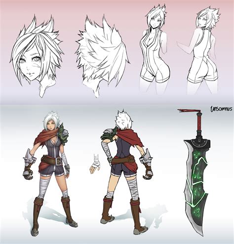Riven Redesign League Of Legends By Unsomnus On Deviantart