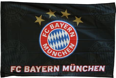 Click the logo and download it! FC Bayern Muenchen (Black with Logo) - 3'x5' Polyester Flag