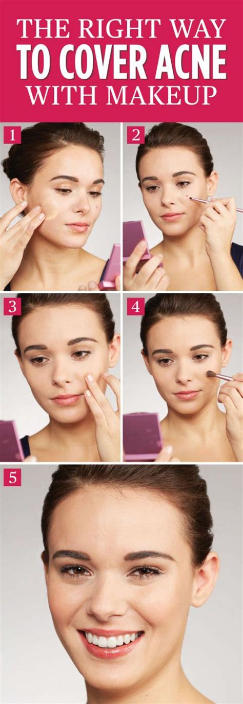 Your Step By Step Guide To Covering Acne With Makeup Covering Acne With Makeup Covering Acne