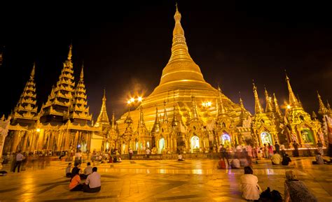 Shwedagon Pagode In Yangon Myanmar Foto And Bild Asia Myanmar