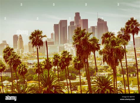 Los Angeles Downtown Panoramic Hi Res Stock Photography And Images Alamy