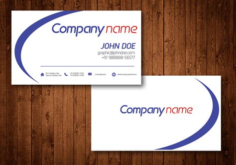 Using business card templates from pngtree can help you save the money for hiring a graphic designer. Business Card Vector Template - Download Free Vector Art, Stock Graphics & Images