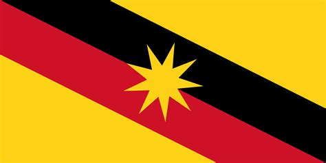 Sarawak Flag Harrison Flagpoles