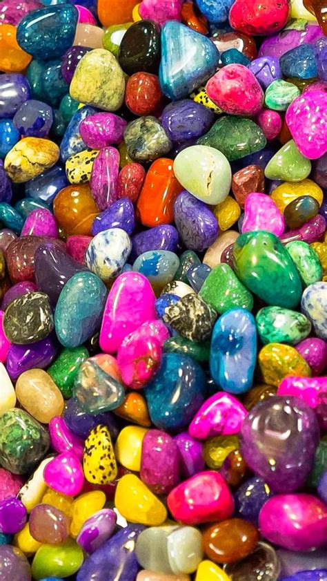 Colorful Stones Colorful Wallpaper Rainbow Wallpaper Locked Wallpaper