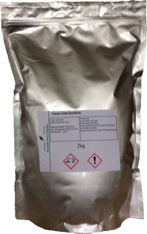 Calcium Oxide Quicklime Super Fine Powder 2kg Ebay