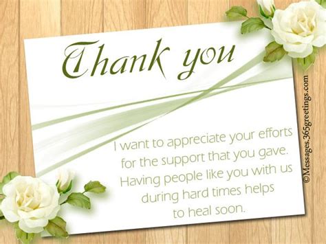 Funeral Thank You Notes 365greetings Com Funeral Thank You Notes