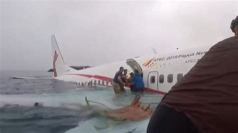 Inside The Waterlogged Air Niugini Plane That Crashed In Micronesia