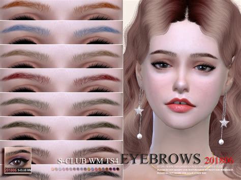 Eyebrows 201806 By S Club Wm At Tsr Sims 4 Updates