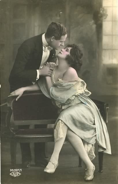1920s Postcard Lovers Vintage Couples Vintage Romance Vintage