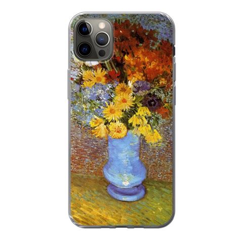 Muchowow Handyhülle Vase Mit Gänseblümchen Und Anemonen Vincent Van Gogh Handyhülle Apple