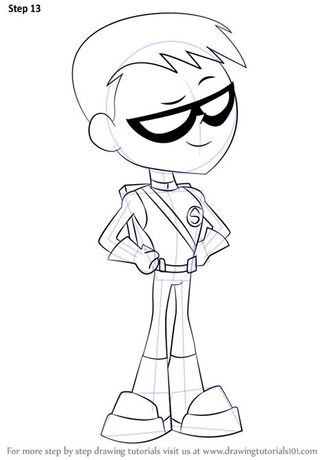 Learn How To Draw Speedy From Teen Titans Go Teen Titans Go Step By