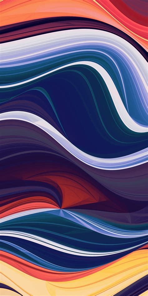 1080x2160 Resolution Wave Of Abstract Colors One Plus 5thonor 7xhonor