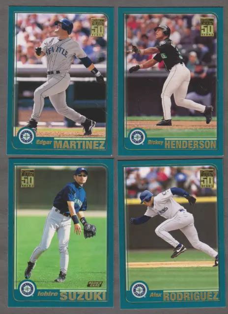 1980 To 2020 Topps Seattle Mariners Team Sets Pick Your Team And