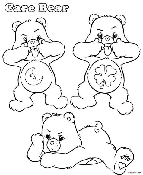 If they color so many pages, you can collect them and create care bear coloring book for the collection. Printable Care Bears Coloring Pages For Kids | Cool2bKids