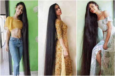 Real Life Rapunzel Meet Akanksha Yadav Woman With Indias Longest Hair That Measures Over 9