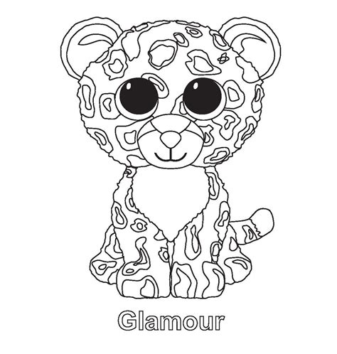 Beanie Boo Coloring Pages Coloring Home