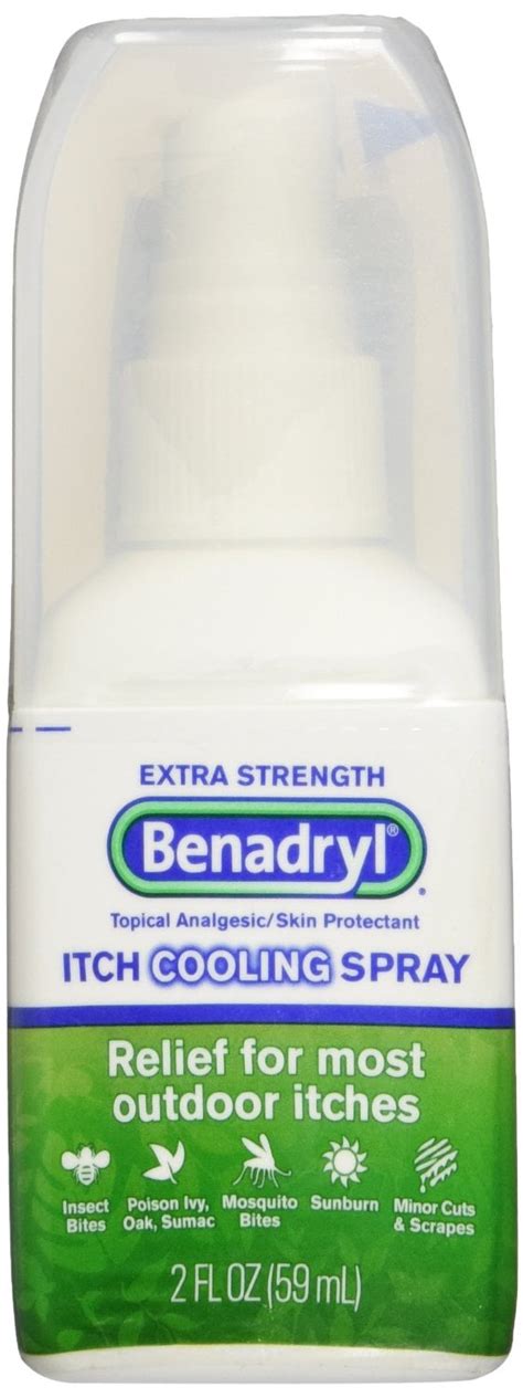 Benadryl Itch Relief Cooling Spray Extra Strength 2oz Each
