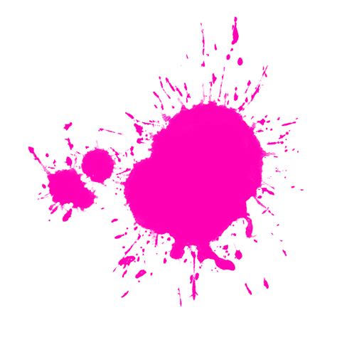 Pink Paint Splatter 9788617 Png