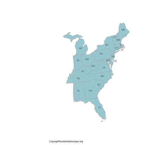 Eastern Us Map Map Of Eastern Usa With Cities