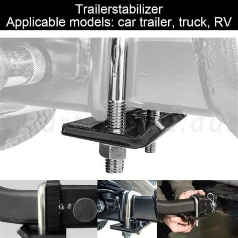 Anti Rattle Stabilizer Hitch Tightener Bracket Tongue Tow Bar Trailer Caravan Au Ebay