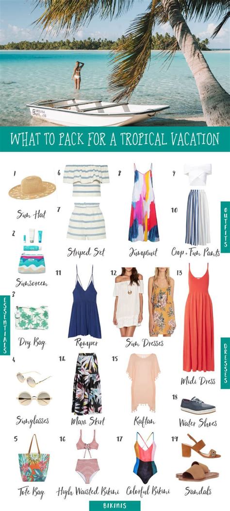 What To Pack For A Tropical Vacation • The Blonde Abroad Tropical Vacation Outfits Beach