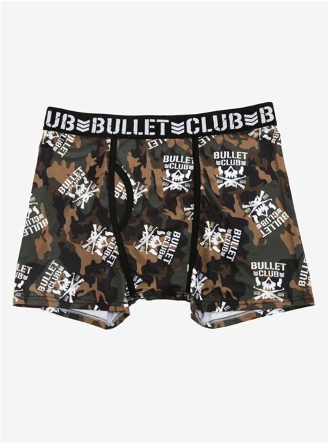 New Japan Pro Wrestling Bullet Club Camouflage Boxer Briefs Hot Topic