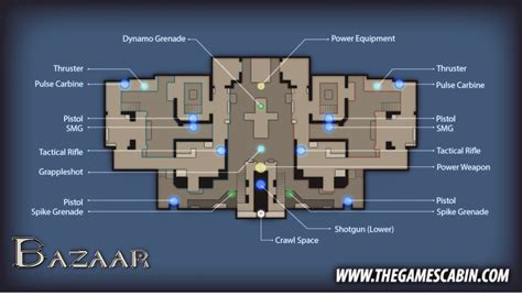 Halo Infinite Bazaar Map Locations Of Weapons And Equipment Rhalo