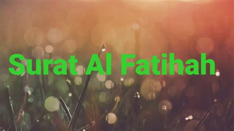 Den weg derer, denen du gnade erwiesen hast, nicht (den weg) derer, die (deinen) zorn erregt haben, und nicht (den weg) der irregehenden. Bacaan Surat Al Fatihah - YouTube