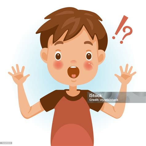Surprised Boy Stock Illustration Download Image Now Child Surprise