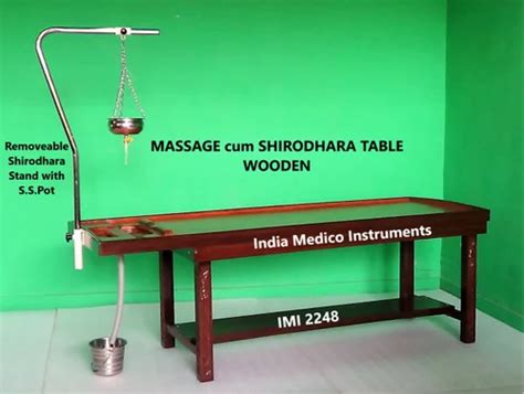 Massage Cum Shirodhara Table Imi 2248 At Rs 39500 Massage Tables In