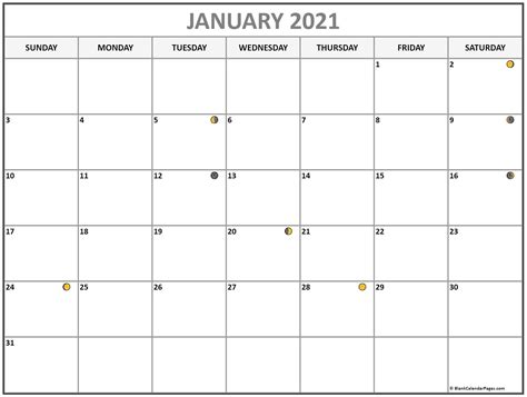 2021 calendar with holidays, notes space, week numbers 2021 or moon phases in word, pdf, jpg, png. Free Printable Lunar Calendar 2021 | Calendar 2021