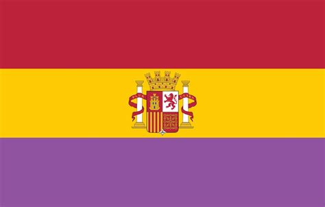 Photo Wallpaper Flag Spain Republic Empire Of Spain Flag 1332x850