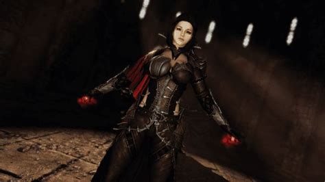 Another Vampire Leather Armor Cbbe Sse Bodyslide At Skyrim Special