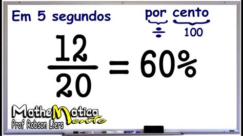 Tabela De Fração E Porcentagem