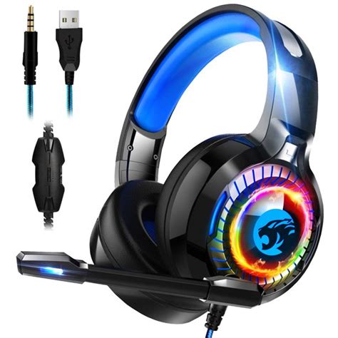 Tsv Stereo Gaming Headset Ps4 Headset With Marquee Led