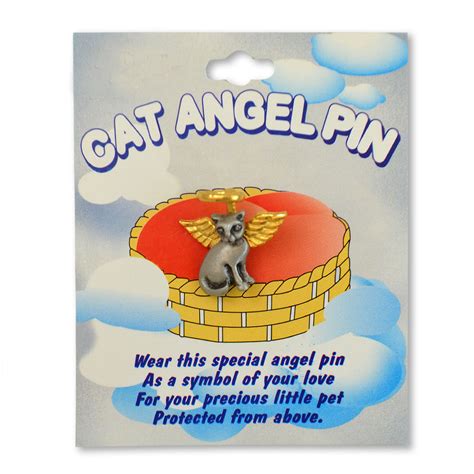 Cat Angel Pin St Patricks Guild