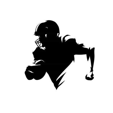 American Football Player Illustrations Royalty Free Vector Graphics